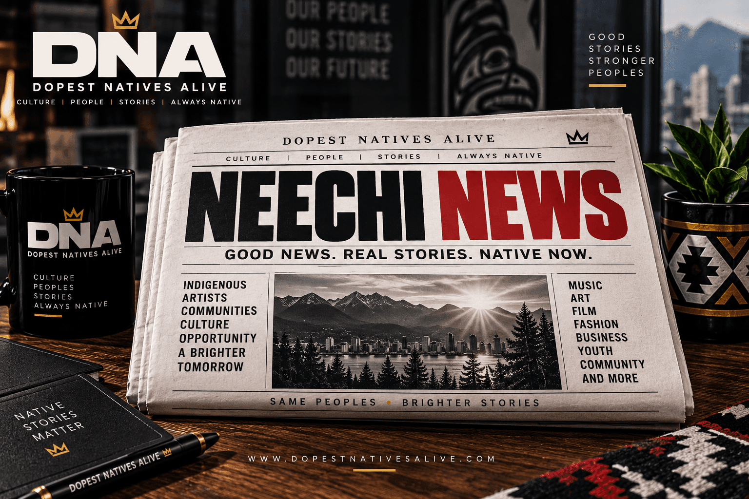 NEECHI NEWS — Good news. Real stories. Native now. Dopest Natives Alive. NEECHI NEWS — Good news. Real stories. Native now. Dopest Natives Alive. Tłegǫ́hłı̨ Got’įnę Self-Government Treaty Receives Royal Assent