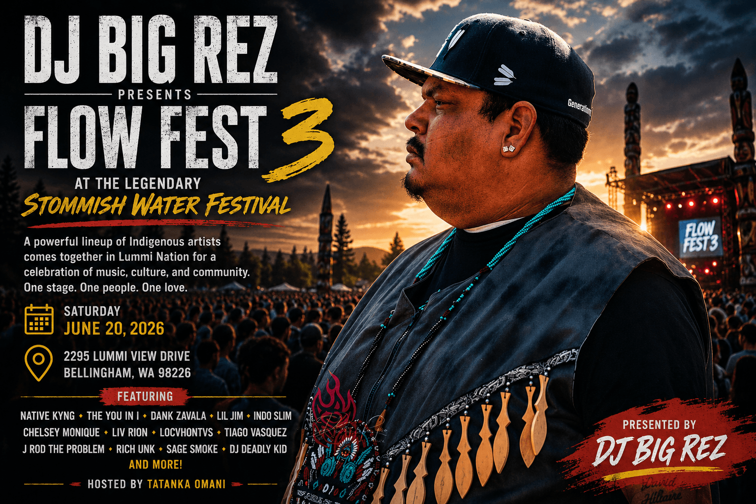 DJ Big Rez Returns with Flow Fest 3 at the Legendary Stommish Water Festival